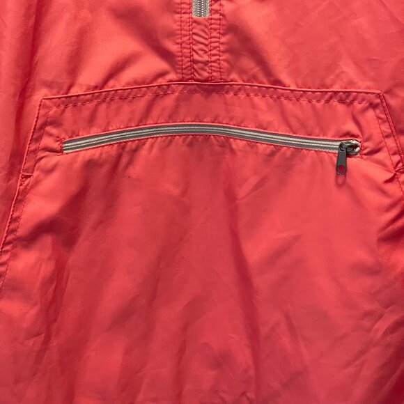 Charles River Apparel XS Coral Lightweight Pullover Windbreaker Jacket  Hood - Picture 4 of 13